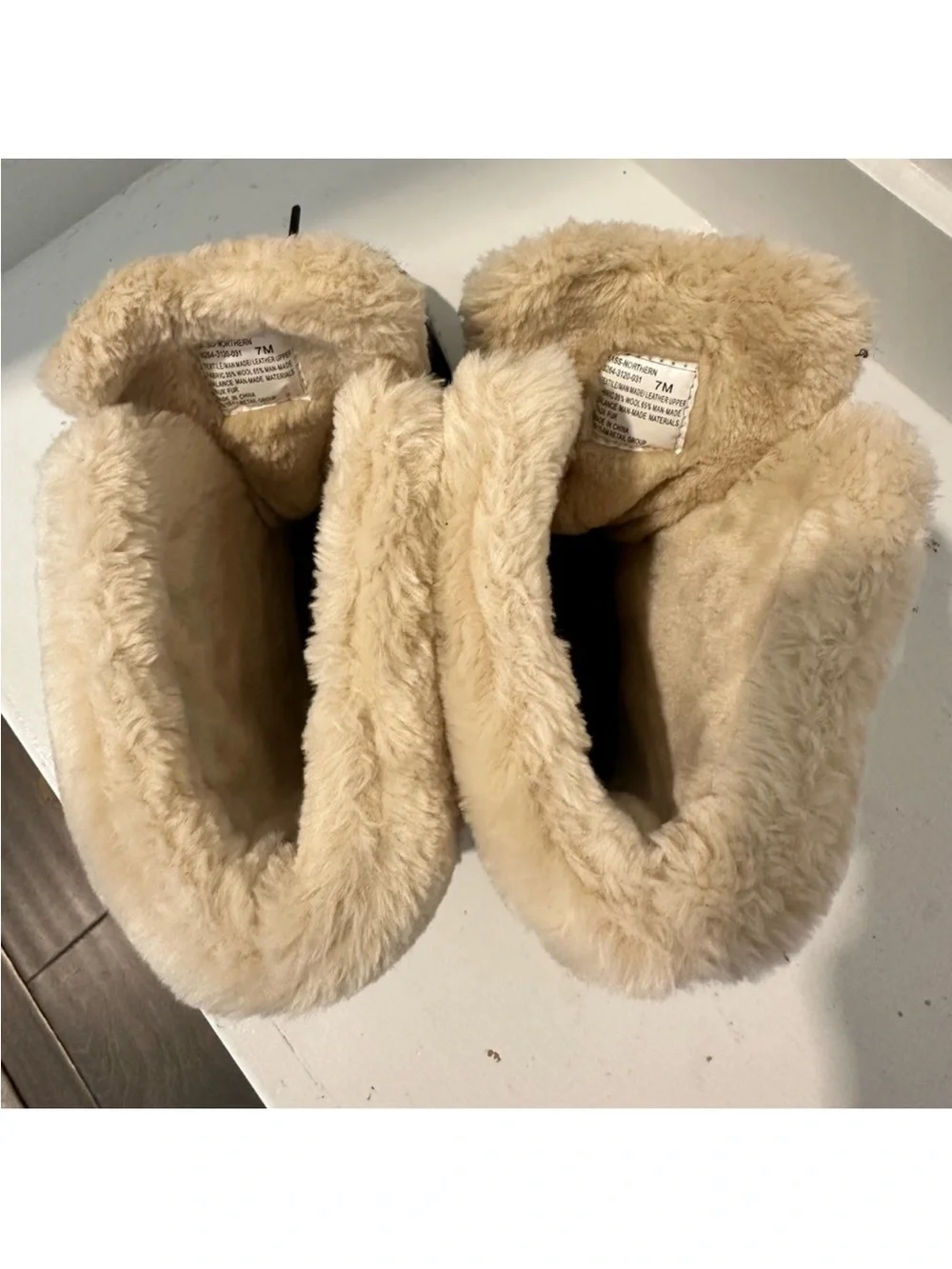 G.H. Bass & Co. Women's Brown/Gray Faux-Fur Winter Duck Boots